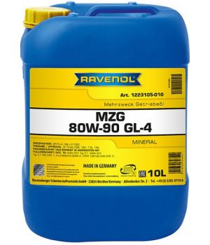 Трансмиссионное масло RAVENOL Getriebeoel MZG 80W-90 GL-4, 10л