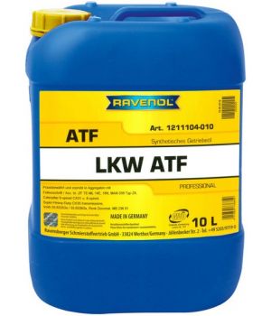 Трансмиссионное масло RAVENOL LKW ATF Synthetik, 10л