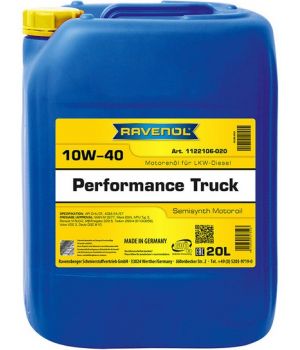 Моторное масло RAVENOL Performance Truck 10W-40, 20л