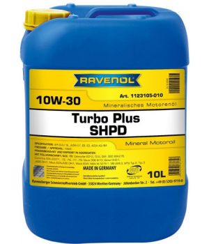 Моторное масло RAVENOL Turbo plus SHPD 10W-30, 10л