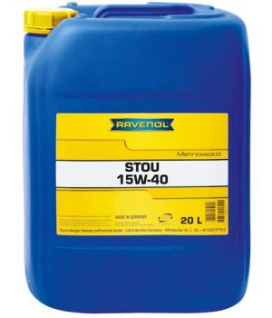 Трансмиссионное масло RAVENOL STOU 15W-40, 20л