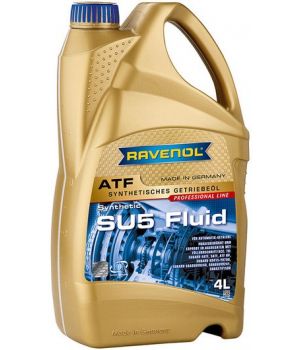 Трансмиссионное масло RAVENOL ATF SU5 Fluid, 4л