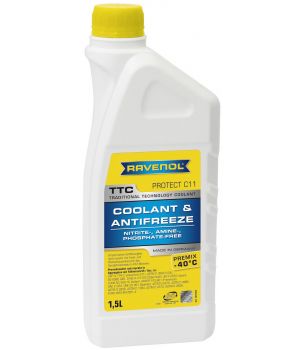 Антифриз RAVENOL TTC Protect C11 Premix -40C, 1.5л