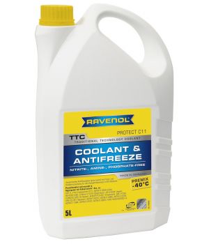 Антифриз RAVENOL TTC Protect C11 Premix -40C, 5л