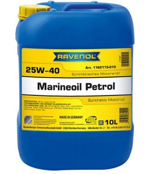 Моторное масло RAVENOL Marineoil PETROL 25W-40 synthetic, 10л