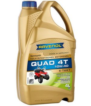 Масло для квадроциклов RAVENOL QUAD 4T 10W-40, 4л