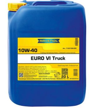 Моторное масло RAVENOL EURO VI Truck 10W-40, 20л