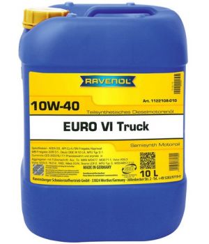 Моторное масло RAVENOL EURO VI Truck 10W-40, 10л
