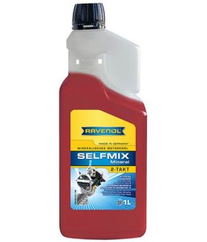 Моторное масло для 2-Такт RAVENOL Selfmix 2T с дозатором, 1л