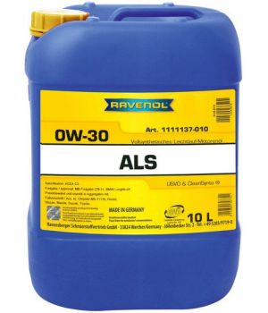 Моторное масло RAVENOL Arctic Low SAPS ALS 0W-30, 10л