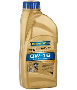 Моторное масло RAVENOL EFE Extra Fuel Economy 0W-16, 1л