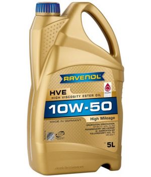 Моторное масло RAVENOL HVE High Viscosity Ester Oil 10W-50, 5л