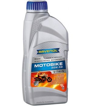 Моторное масло RAVENOL Motobike V-Twin 20W-50 Mineral, 1л
