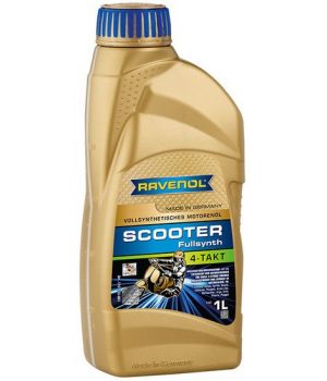 Моторное масло для 4-Такт скутеров RAVENOL Scooter 4-Takt Fullsynth, 1л
