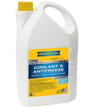 Антифриз RAVENOL TTC Protect C11 COLD CLIMATE Premix -60C, 5л