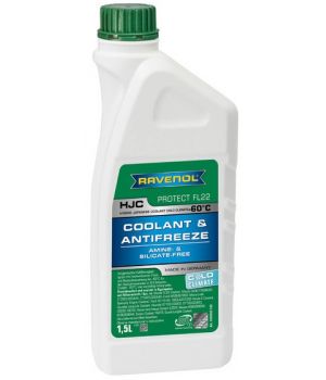 Антифриз RAVENOL HJC Protect FL22 COLD CLIMATE Premix -60C (готовый), 1,5л