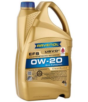 Моторное масло RAVENOL EFS EcoFullSynth 0W-20, 4л
