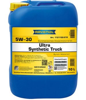 Моторное масло RAVENOL Ultra Synthetik Truck 5W-30, 10л