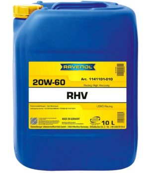 Моторное масло RAVENOL RHV Racing High Viscosity 20W-60, 10л