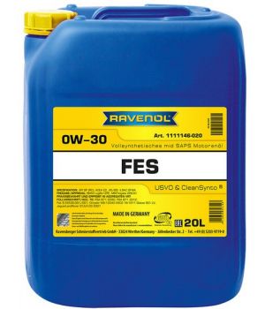 Моторное масло RAVENOL FES 0W-30, 20л