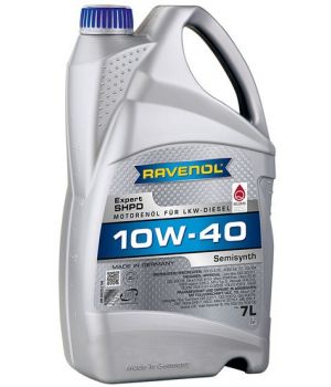 Моторное масло RAVENOL Expert SHPD 10W-40, 7л