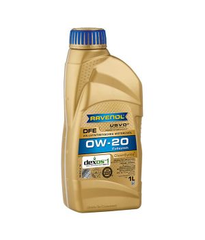 Моторное масло RAVENOL DFE 0W-20, 1л