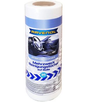 Полотенца RAVENOL бумажные отрывные в рулоне, 35шт