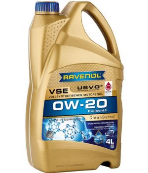 Моторное масло RAVENOL VSE 0W-20, 4л