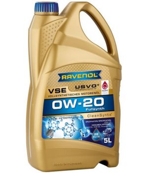 Моторное масло RAVENOL VSE 0W-20, 5л