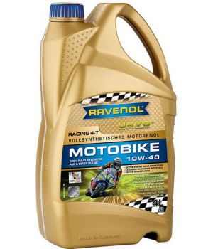 Моторное масло RAVENOL Racing 4-T Motobike 10W-40, 4л