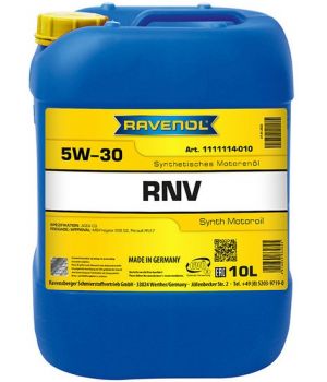 Моторное масло RAVENOL RNV 5W-30, 10л