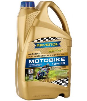 Моторное масло RAVENOL Racing 4-T Motobike 10W-50, 4л
