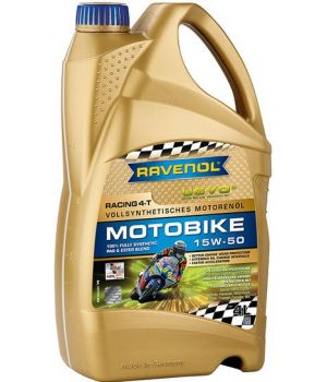 Моторное масло RAVENOL Racing 4-T Motobike 15W-50, 4л