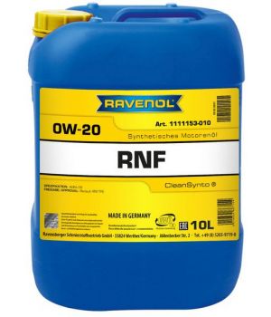 Моторное масло RAVENOL RNF 0W-20, 10л