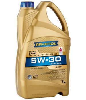 Моторное масло RAVENOL Expert SHPD 5W-30, 7л