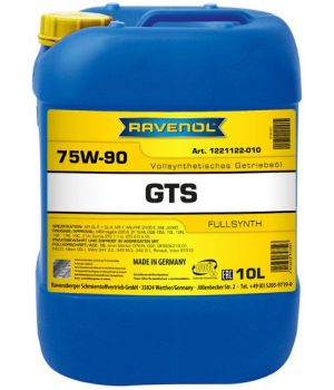 Трансмиссионное масло RAVENOL Gear Trans Synth GTS 75W-90, 10л
