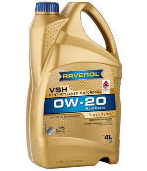 Моторное масло RAVENOL VSH 0W-20, 4л
