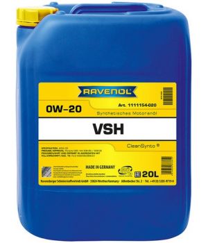 Моторное масло RAVENOL VSH 0W-20, 20л