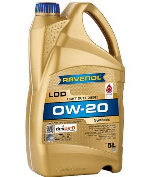 Моторное масло RAVENOL LDD Light Duty Diesel 0W-20, 5л