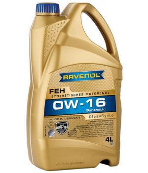 Моторное масло RAVENOL FEH 0W-16, 4л