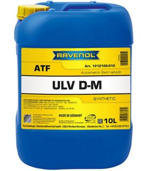 Трансмиссионное масло RAVENOL ATF ULV D-M, 10л