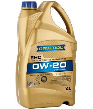 Моторное масло RAVENOL EHC 0W-20, 4л