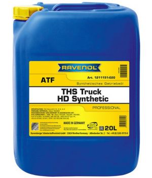Трансмиссионное масло RAVENOL ATF THS Truck HD Synthetic, 20л