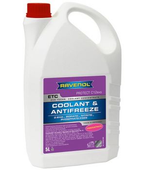 Антифриз RAVENOL ETC Protect C12evo Concentrate (концентрат), 5л