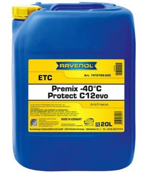 Антифриз RAVENOL ETC Protect C12evo Premix -40C (готовый), 20л