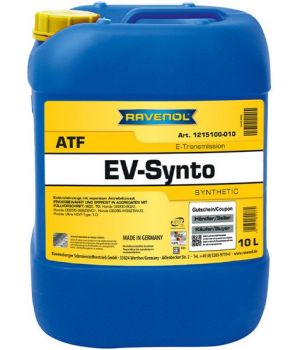 Трансмиссионное масло RAVENOL EV-Synto ATF Etransmission Fluid, 10л