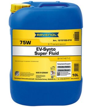 Трансмиссионное масло RAVENOL EV-Synto Extra Fluid 75W E-TF, 10л