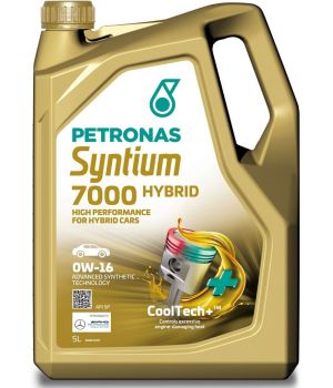 Моторное масло Petronas Syntium 7000 Hybrid 0W-16, 5л