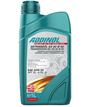Трансмиссионное масло ADDINOL Getriebeol GX 80W-90, 1л