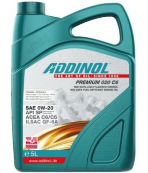 Моторное масло ADDINOL Premium 020 C6 0W-20, 5л